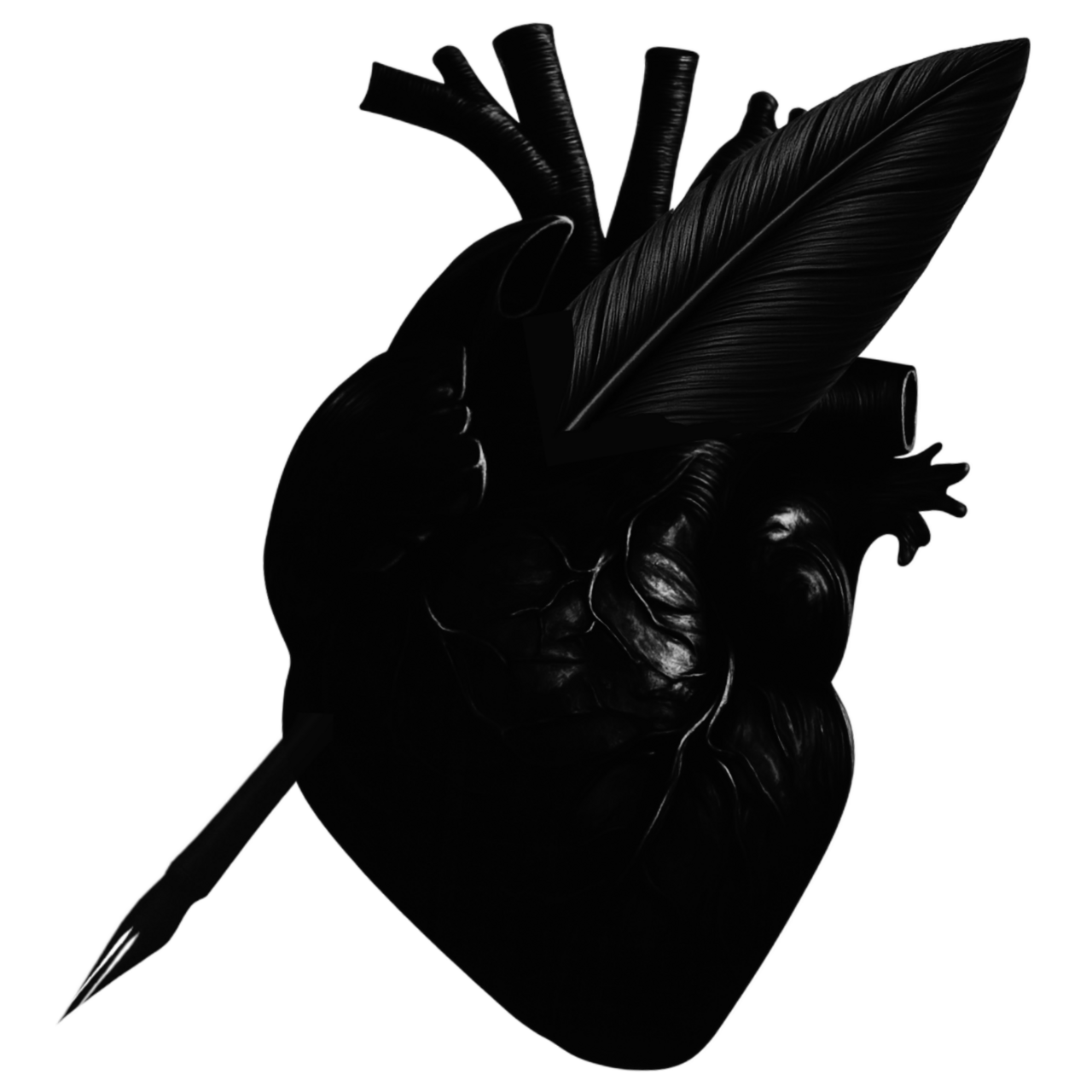 Taste & See Jack heart quill logo